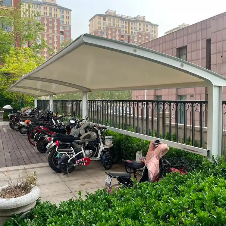 罗定市膜结构电动车棚